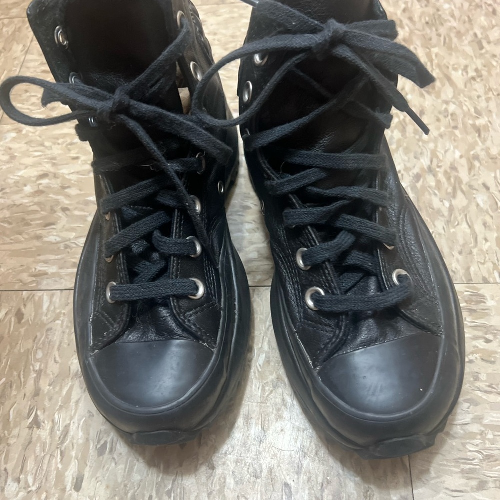 Black High-Top Women's Sneakers